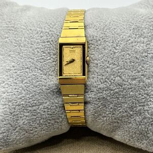 Woman’s Mid century modern gold tone seiko Watch